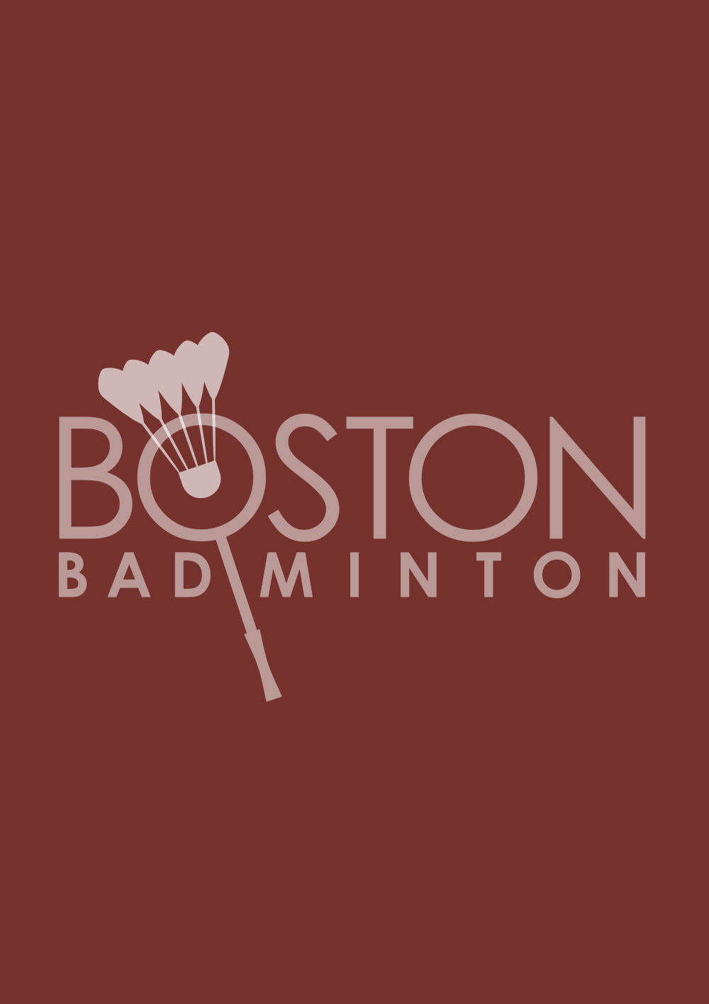 Identity design for Boston Badminton | Studio Butterlin - Visual Communication